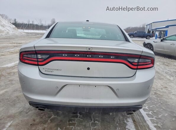 2C3CDXKT9KH529726 2019 DODGE CHARGER Серебряный Вид сзади