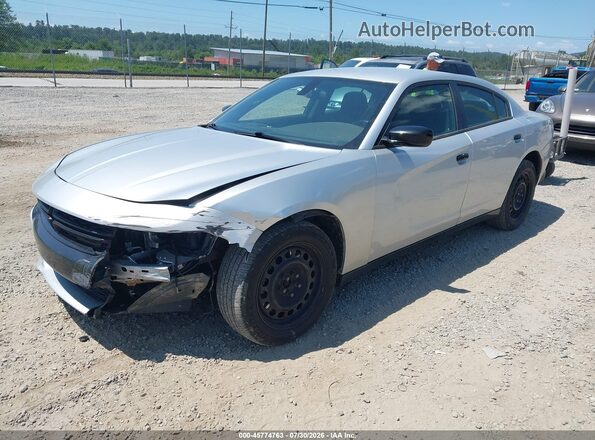2C3CDXKT9KH676693 2019 DODGE CHARGER Silver Vista tres cuartos delantera izquierda