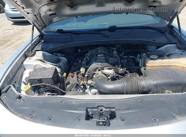 2C3CDXKT9KH676693 2019 DODGE CHARGER Silver Vista trasera