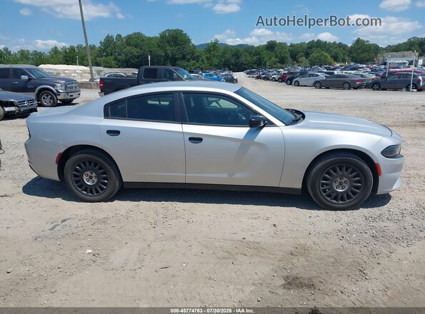 2C3CDXKT9KH676693 2019 DODGE CHARGER Silver Vista interior trasera