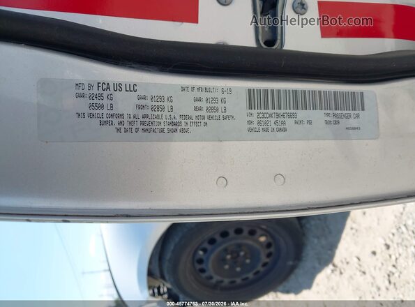 2C3CDXKT9KH676693 2019 DODGE CHARGER Silver Vista del compartimento del motor