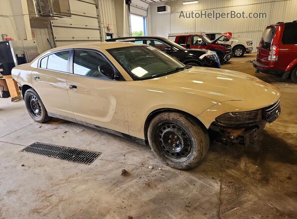 2C3CDXKTXKH683815 2019 DODGE CHARGER Tan Передня права чверть