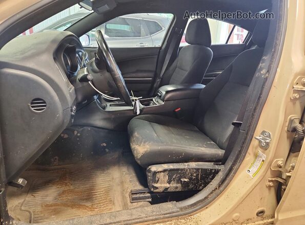 2C3CDXKTXKH683815 2019 DODGE CHARGER Tan Вид салону спереду