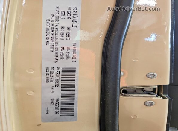 2C3CDXKTXKH683815 2019 DODGE CHARGER Tan Вид наклейки з VIN-кодом