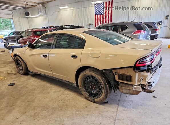 2C3CDXKTXKH683815 2019 DODGE CHARGER Tan Задня ліва чверть