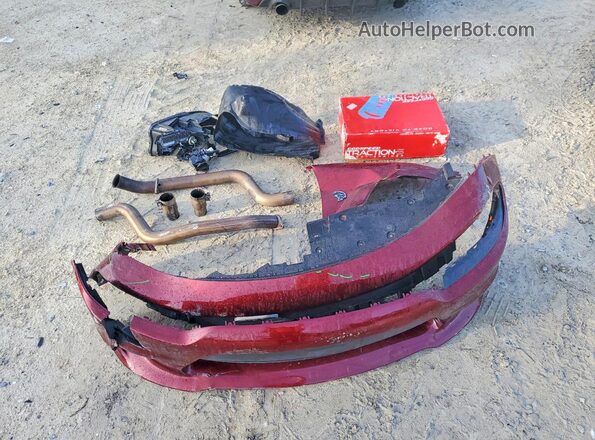 2C3CDXL90JH237870 2018 DODGE CHARGER Burgundy Vista del compartimento del motor