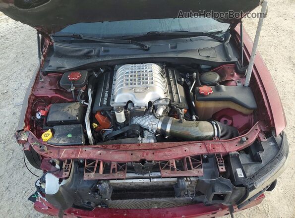 2C3CDXL90JH237870 2018 DODGE CHARGER Burgundy Vista interior trasera