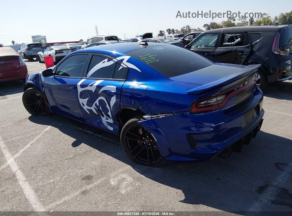 2C3CDXL90NH117203 2022 DODGE CHARGER Blue უკანა მარცხენა