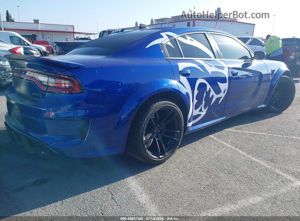 2C3CDXL90NH117203 2022 DODGE CHARGER Blue უკანა მარჯვენა