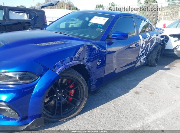 2C3CDXL90NH117203 2022 DODGE CHARGER Blue წინა ხედი