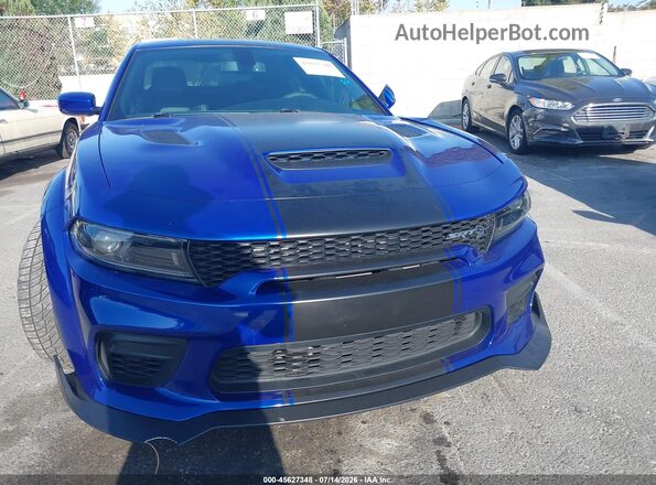 2C3CDXL90NH117203 2022 DODGE CHARGER Blue ხელსაწყოთა პანელის ხედი