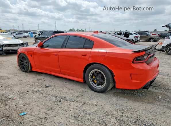 2C3CDXL92HH597846 2017 DODGE CHARGER Orange Trasero izquierdo