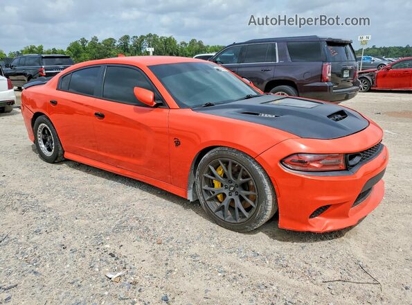 2C3CDXL92HH597846 2017 DODGE CHARGER Orange Delantero derecho