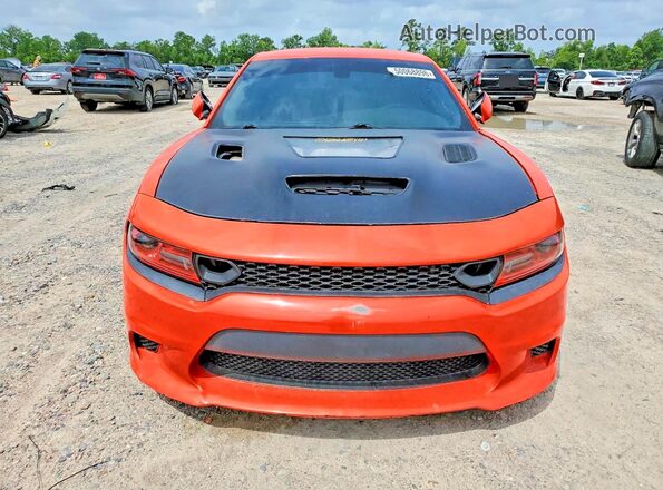 2C3CDXL92HH597846 2017 DODGE CHARGER Orange Vista frontal