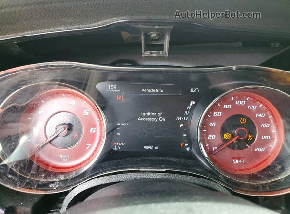 2C3CDXL92HH597846 2017 DODGE CHARGER Orange Vista del cuadro de instrumentos