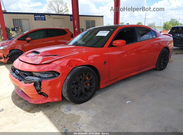 2C3CDXL92KH710234 2019 DODGE CHARGER Orange წინა მარცხენა ხედი სამი მეოთხედიდან