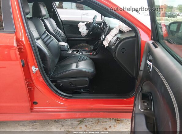 2C3CDXL92KH710234 2019 DODGE CHARGER Orange წინა სალონის ხედი