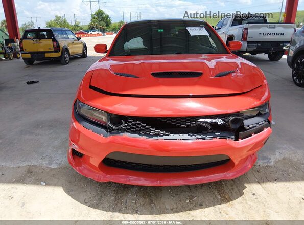 2C3CDXL92KH710234 2019 DODGE CHARGER Orange ხელსაწყოთა პანელის ხედი