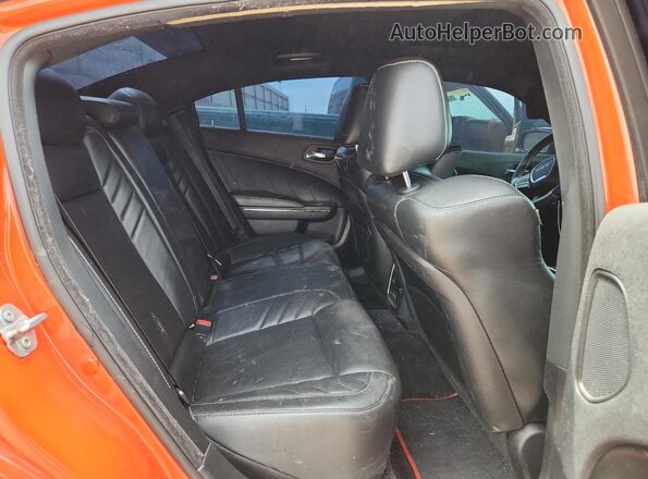 2C3CDXL96HH556345 2017 DODGE CHARGER Black Vista de los asientos traseros