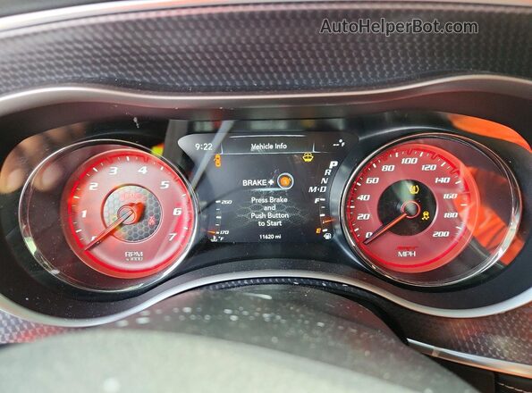 2C3CDXL97PH630497 2023 DODGE CHARGER Blue Vista del cuadro de instrumentos