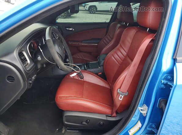 2C3CDXL97PH630497 2023 DODGE CHARGER Blue Vista interior delantera
