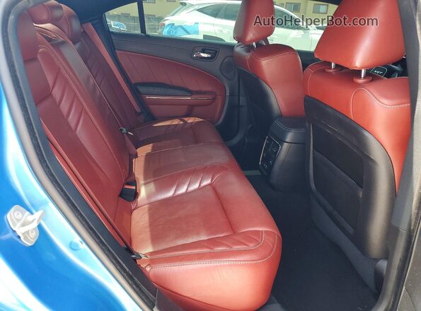 2C3CDXL97PH630497 2023 DODGE CHARGER Blue Vista de los asientos traseros