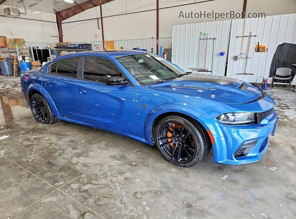 2C3CDXL98PH525211 2023 DODGE CHARGER Blue წინა მარჯვენა