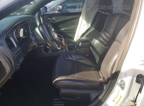 2C3CDXL9XKH540642 2019 DODGE CHARGER Белый Вид салона спереди