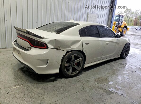 2C3CDXL9XKH540642 2019 DODGE CHARGER Белый Задняя правая четверть