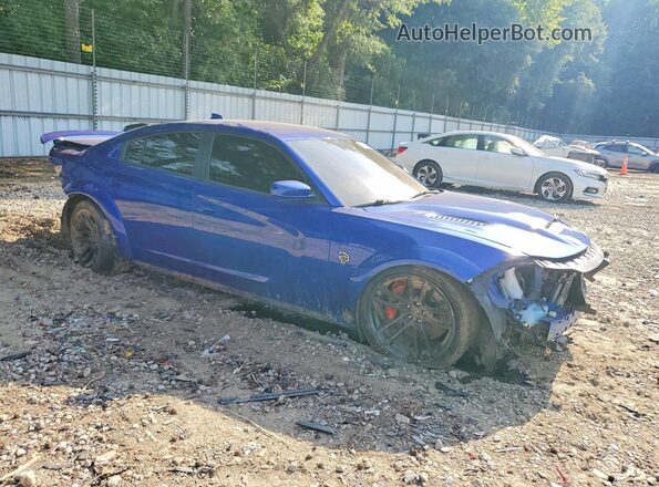 2C3CDXL9XNH121503 2022 DODGE CHARGER Синий Передняя правая четверть