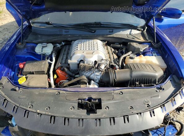 2C3CDXL9XNH121503 2022 DODGE CHARGER Синий Вид задней части салона