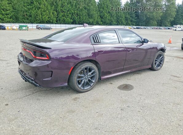 2C3CDXMG3MH570677 2021 DODGE CHARGER Purple Հետևի աջ