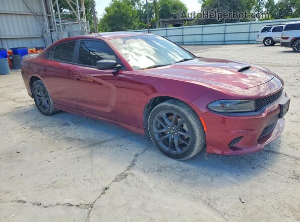 2C3CDXMG4PH511979 2023 DODGE CHARGER Maroon Przód prawy