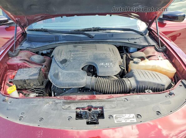 2C3CDXMG4PH511979 2023 DODGE CHARGER Maroon Widok wnętrza z tyłu
