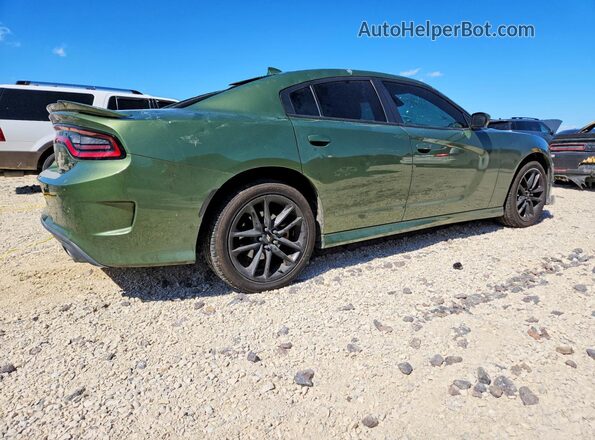2C3CDXMG8NH236386 2022 DODGE CHARGER Green Задня права чверть