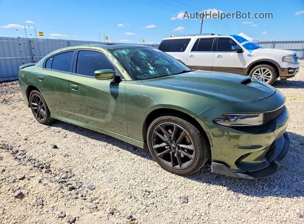 2C3CDXMG8NH236386 2022 DODGE CHARGER Green Передня права чверть