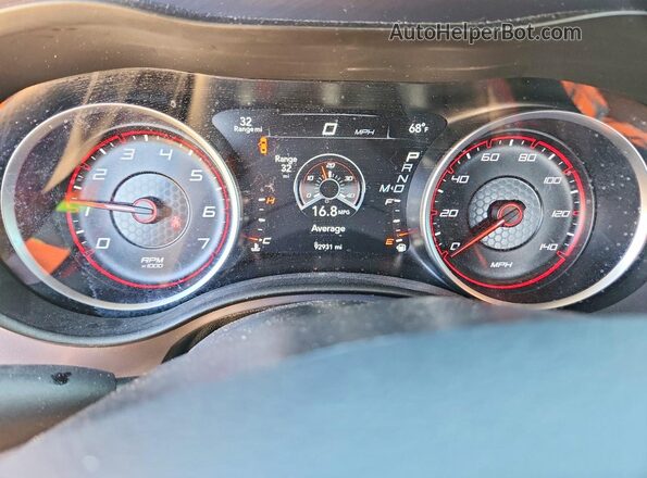 2C3CDXMG8NH236386 2022 DODGE CHARGER Green Вид щитка приладів