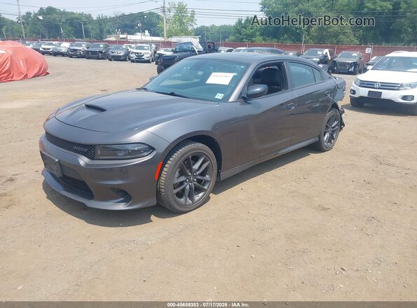 2C3CDXMGXNH167300 2022 DODGE CHARGER Gray Front left