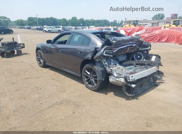 2C3CDXMGXNH167300 2022 DODGE CHARGER Gray Rear left