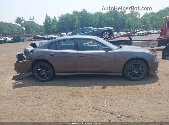 2C3CDXMGXNH167300 2022 DODGE CHARGER Gray Rear interior view