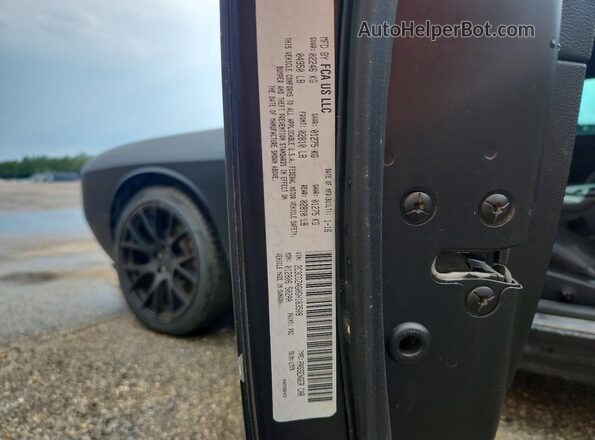 2C3CDZAG0GH183508 2016 DODGE CHALLENGER Black ძრავის განყოფილების ხედი
