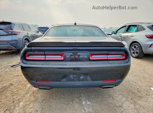 2C3CDZAG0GH332063 2016 DODGE CHALLENGER Black უკანა ხედი