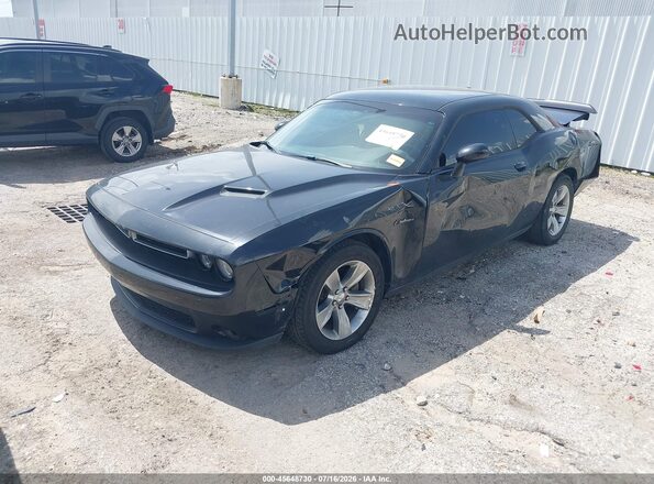 2C3CDZAG0JH241771 2018 DODGE CHALLENGER Черный Передняя левая четверть