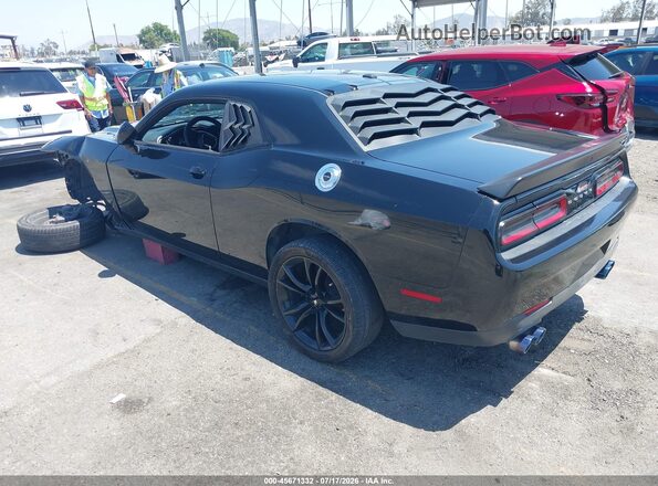 2C3CDZAG0JH325508 2018 DODGE CHALLENGER Black უკანა მარცხენა