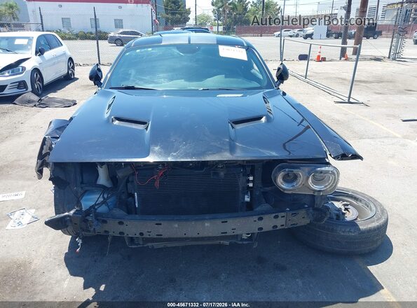 2C3CDZAG0JH325508 2018 DODGE CHALLENGER Black ხელსაწყოთა პანელის ხედი