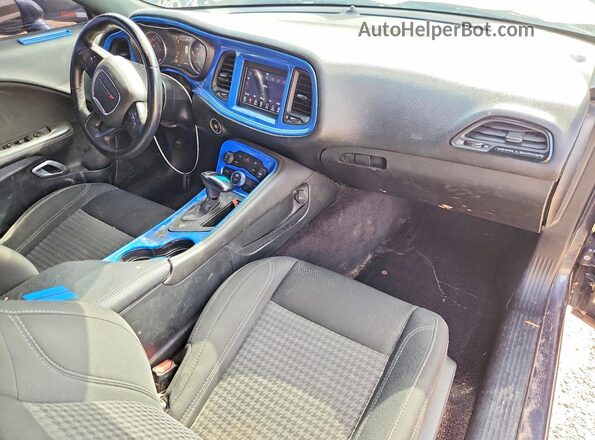 2C3CDZAG0KH531624 2019 DODGE CHALLENGER Gray Dashboard view