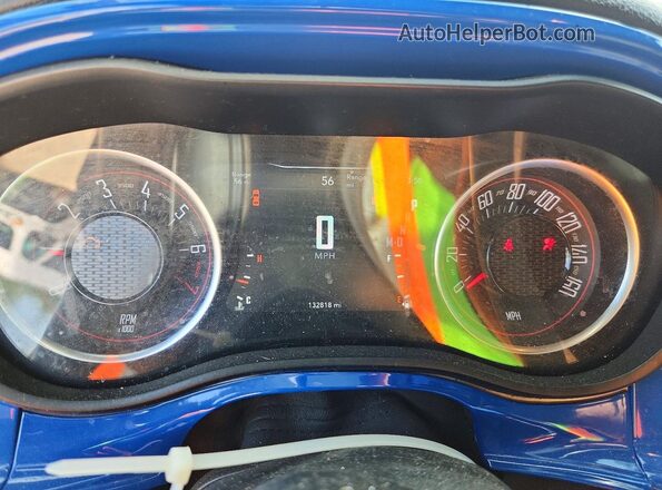 2C3CDZAG0KH531624 2019 DODGE CHALLENGER Gray Instrument cluster view