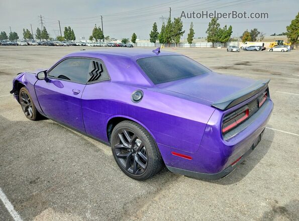 2C3CDZAG0KH551503 2019 DODGE CHALLENGER Purple Rear left
