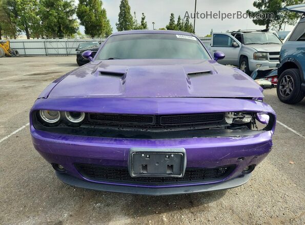 2C3CDZAG0KH551503 2019 DODGE CHALLENGER Purple Front view
