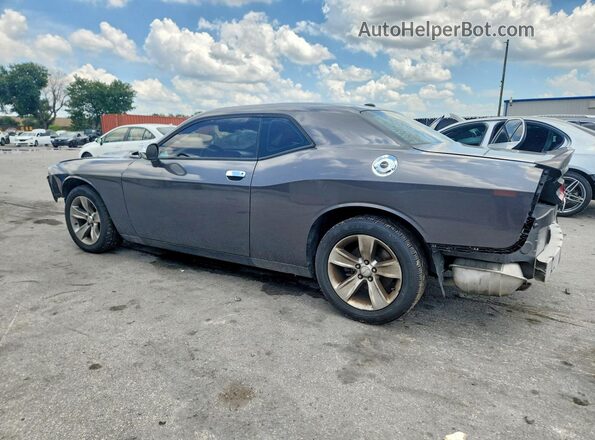 2C3CDZAG0KH675058 2019 DODGE CHALLENGER Gray Trasero izquierdo